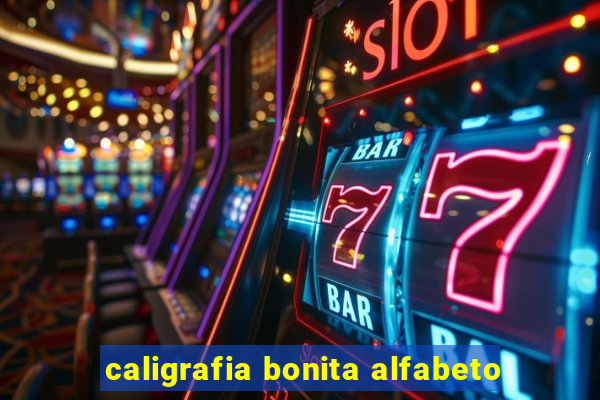 caligrafia bonita alfabeto